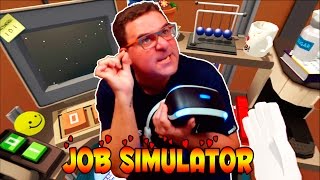 PIOR FUNCIONÃRIO DE ESCRITÃ“RIO DO MUNDO  JOB SIMULATOR PLAYSTATION VR PSVR [upl. by Francis316]