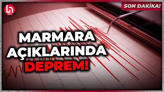 SON DAKİKA Marmarada korkutan deprem İstanbulda da hissedildi [upl. by Ellesij]