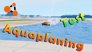 Aquaplaning  BeamNGdrive [upl. by Ainesy]