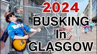 Busking in Glasgow glasgow busking rollingstones thelasttime music rocknroll [upl. by Greenwood39]