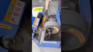 Round tube rust removal and polishing machine [upl. by Prader348]