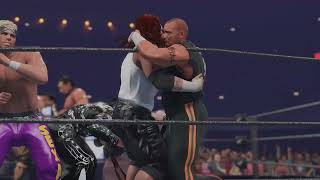 2001 Royal Rumble simulated in WWE2K22 [upl. by Ybok406]