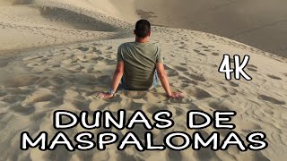 Dunas de Maspalomas  Dunes Of Maspalomas  Gran Canaria 2021  4K [upl. by Tsuda210]