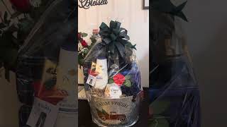 Finished Wrapped Gift Baskets designed on “LIVE “trending giftideas viralvideo giftbasketideas [upl. by Nnaeirb]