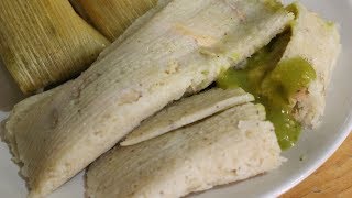 TAMALES VERDES DE POLLO  ALE DE NAVA [upl. by Jorge56]