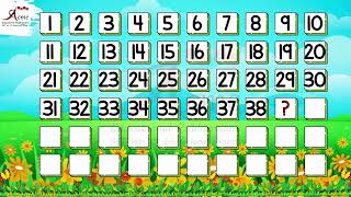 Forward Counting 1 To 60  Number Activity  Notebook Maths KG1  PrePrimary  31 [upl. by Burrow676]