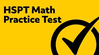 Amazing HSPT Math Practice Test [upl. by Towroy907]