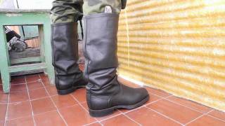 Jackboots soldiers boots \ Юфтевые солдатские сапоги [upl. by Nner]