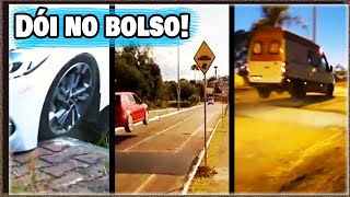 Quebra Mola Invisivel VS Buracos na Pista  17 min de vídeos sem COMENTÁRIOS [upl. by Adaynek]