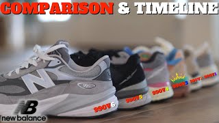 Which Is The BEST New Balance 990 Version Comparison  Timeline [upl. by Jaddo192]