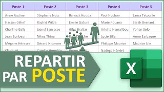 Répartir automatiquement les salariés sur des postes [upl. by Mcferren]