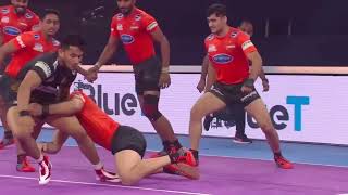 Best Tackles By Fazal Atrachali  U Mumba  PKL Season 8 [upl. by Linnie75]