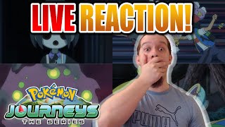 SPOOKY GHOST TRAIN amp ALLISTER DEBUTS Pokémon Journeys Episode 91 LIVE Reaction [upl. by Delphine]