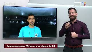 Goiás perde para Mirassol e se afasta do G4 da série B  MUNDO UFG [upl. by Aytac]