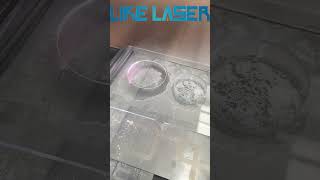 Laser Drilling Glass With Holes Processing Glass pot lid glass teacup etc [upl. by Amej963]