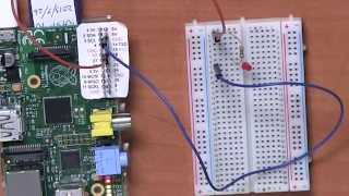 Connecting an LED To Raspberry Pi [upl. by Kevyn]