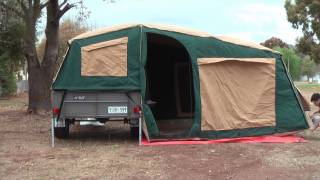 Camper Trailer Tent Setup [upl. by Damal888]