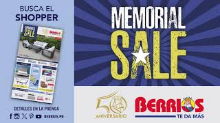 Memorial Sale  BerríosTeDaMás [upl. by Strenta958]