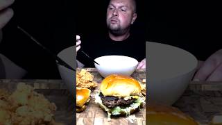 Shocking Mukbang  Chilis BIG Smasher Burger Taste Test [upl. by Ssej164]