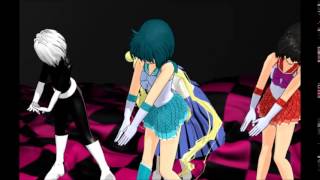 MMD Sailor Moon and Danny Phantom Bad ∞ End ∞ Night [upl. by Ocirne]