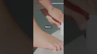 DIY Pedicure at Home for Fair Soft Feet  No More Cracked Heels [upl. by Nnaecarg]