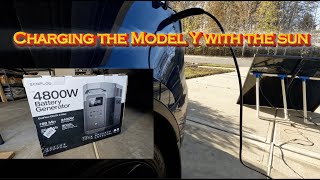 Charging my Tesla Model Y with the sun [upl. by Rheba]