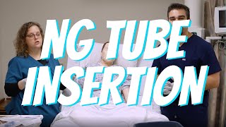 NG Tube Insertion  Nurse Skill Demo [upl. by Claudelle452]