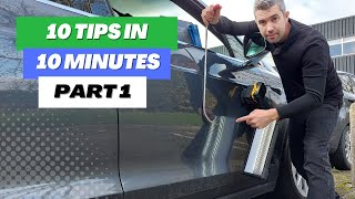 10 PDR Tips In 10 Minutes Pt 1  Paintless Dent Removal [upl. by Ameerahs659]