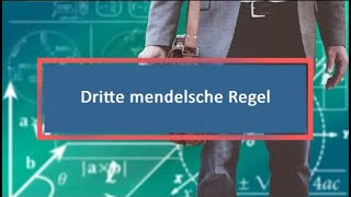 Dritte mendelsche Regel [upl. by Ellard]