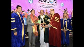 ASI LIFETIME ACHIEVEMENT AWARD FELICITATION DURING CONVOCATION CEREMONY ASICON 2023 [upl. by Obaza]