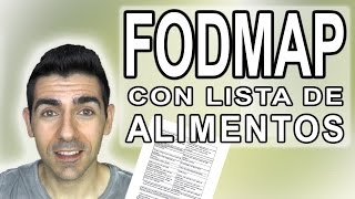 DIETA FODMAP CON LISTA DE ALIMENTOS  Para recuperarse de Colon Irritable SII y Helicobacter Pylori [upl. by Cathryn]