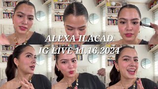 ALEXA ILACAD IG LIVE  GRWM November 16 2024 alexailacad live [upl. by Eecyak]