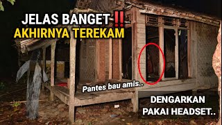 CANTIK PEMBERANI‼️NEKAD TINGGAL DI RUMAH HANTU SUARA KUNTILANAK DI HUTAN ANGKER [upl. by Reginnej]