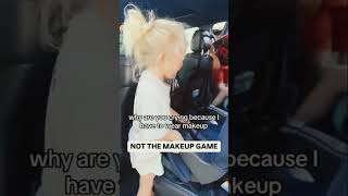 Sweet mixup She thought ‘makeup game’ meant cosmetics for baseball FunnyKids [upl. by Airyt432]