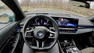 2024 BMW 530i xDrive Sedan  POV First Impressions [upl. by Nachison]