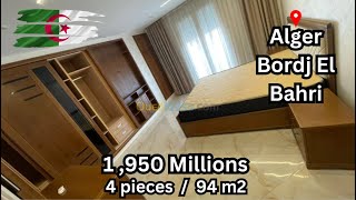 Ouedkniss  Alger Bordj El Bahri  1950 Millions  Appartement F4 Superficie 94 m2 4 pieces [upl. by Aritak]