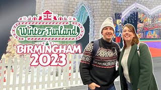 Winter Funland Birmingham NEC 2023 Vlog [upl. by Sheba]