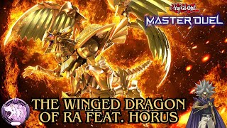 The Winged Dragon Of Ra Feat Horus Best Version Gameplay amp Deck Profile YuGiOh Master Duel [upl. by Cleo]