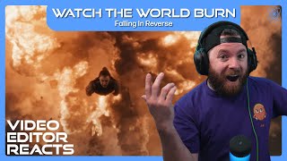 Video Editor Reacts to Falling In Reverse  Watch The World Burn [upl. by Thordis]