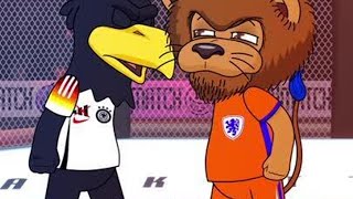 Maskottchen Deathmatch Deutschland vs Niederlande [upl. by Nahgem]