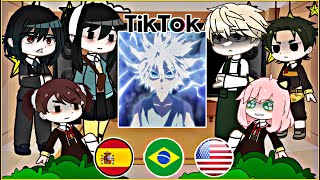 Spy x Family React to Killua  Tik Toks  🇪🇸🇺🇸🇧🇷 [upl. by Yltneb]