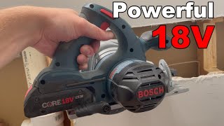 Key Highlights and Demo of Bosch 18V Circular Saw Can It Cut 2X Lumber [upl. by Ayet]