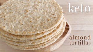 Keto Almond Tortillas  Vegan [upl. by Kimmie]