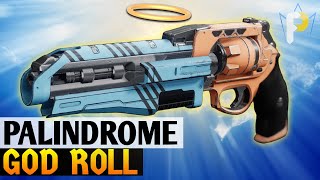 The Adept Palindrome GOD ROLL Destiny 2 [upl. by Oriane]