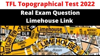 TFL Topographical test 2022 Real Exam Question Limehouse tunnel  Limehouse link TFL Topographical [upl. by Dralliw23]