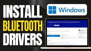 How to Install Bluetooth Drivers on Windows 10 amp Windows 11 [upl. by Jeane499]