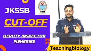 Jkssb Deputy Inspector  Answer Key  Cut Off 2023 [upl. by Dianne]