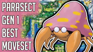 Parasect Gen 1 Best Moveset  Parasect Best Moveset Moves Pokemon Red Blue Yellow Version Guide [upl. by Ardnasac]