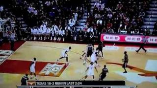 Cory Joseph Makes Amazing Slam Dunk On Texas Tech [upl. by Anelej]