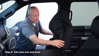 Universal Fit Seat Cover Installation Guide [upl. by Aisila]